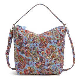 Vera Bradley Cotton Oversized Hobo Shoulder Bag, Provence Paisley