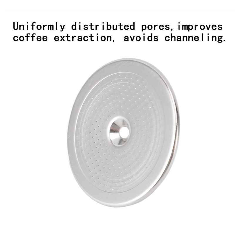 Puck Screen Round Reusable Stainless Steel Coffee Filter Mesh Plate