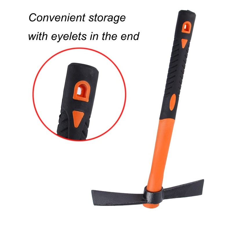 LUBAN Dual Head Axe Hoe with Heavy Duty Forged Adze
