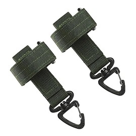 INOOMP Mosquetón Sky con Clip Colgante Mini Mosquetón Giratorio para Cinturón Ideal para Senderismo Y Viajes.