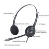 VoiceJoy QD(Quick Disconnect) Binaural Headset with Microphone RJ9 Plug for
