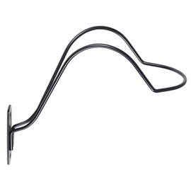 Pfiff 102885 Helmet Holder for All Helmet Types, Powder Coated Black
