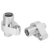 LS Swap AC Compressor Adapter Aluminum Fittings Kit, 8AN/10AN Connector