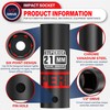 Aiourx 1/2" Drive Impact Socket, 21 mm Deep Socket, Metric,