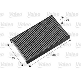 VALEO 698714 Filter Cabin Air Protect Pollen Filter with Activated Carbon Protection Against Pollen, Dust, Bacteria, Gases and Unpleasant Odours