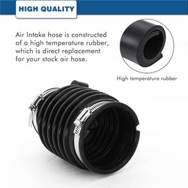 Air Intake Hose Compatible with Acura TL TSX Honda Accord Crosstour 3.5 3.5L V6 2008 2009 2010 2011 2012 2013 2014 Rplaces # 04010-R70-305 17228-R70-A01 696-051 Air Intake Duct Tube Boot
