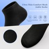 Bamboo Women Ankle Sock Ladies Thin Mesh Light Socks Anti