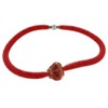 GlassOfVenice Murano Glass Rose Flower Necklace - Red