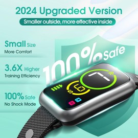 Bark Collar, Dog Bark Collar for Small Medium Mini Dogs, Safe No Shock Barking Collar, Automatic Anti Barking Collar with 4 Adjustable Modes Beep Vibration & 7 Sensitivities IP67 Waterproof Silver119