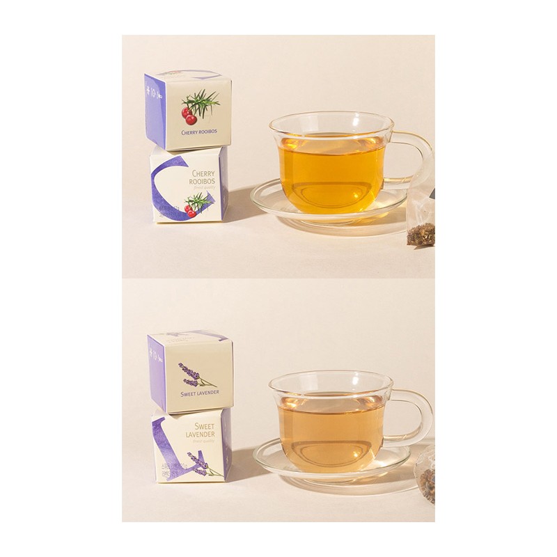 Ssanggyemyeong Tea Cube Wooden Gift Set, 16P, 2 Sets
