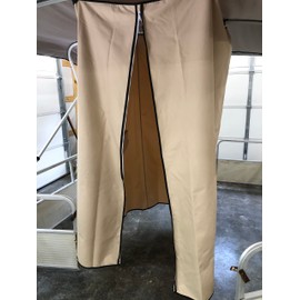 Cypress Rowe Outfitters Changing Room for Pontoon Boat, Zippered Door, Hook and Loop Hangers, Heavy Duty, Non See Through for Deck Boat, attaches to Bimini Top