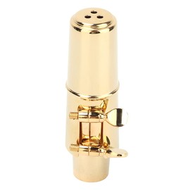 BB Metal Tenor Saxophone Mouthpiece, Brass Soprano Metal Tenor Saxophone Mouthpiece for Saxophone Professionals for Saxophone Lovers (7 Breaths)