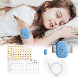 Bed Wetting Alarm for Boys and Girls - USB Rechargeable, Bedwetting Alarm with High Sensitivity Sensor, Loud Sound and Strong Vibration, Proven Solution for Bedwetters(Blue)