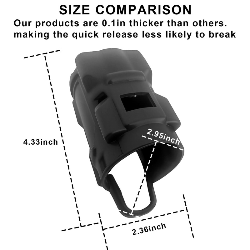 1-Pack Protective Boot for Milwaukee 12V Fuel Cordless 1/2" Hammer