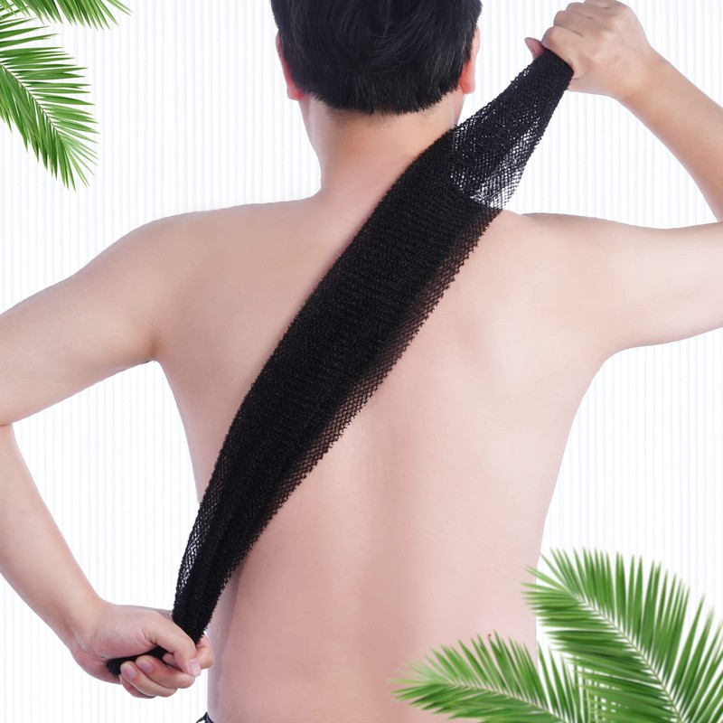 2 Pcs African Exfoliating Net, Fengek 31.5 Inch African Long