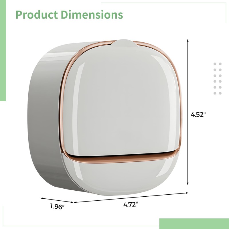 2 PCS Wall Mounted Soap Dish with Lid, Shower Soap