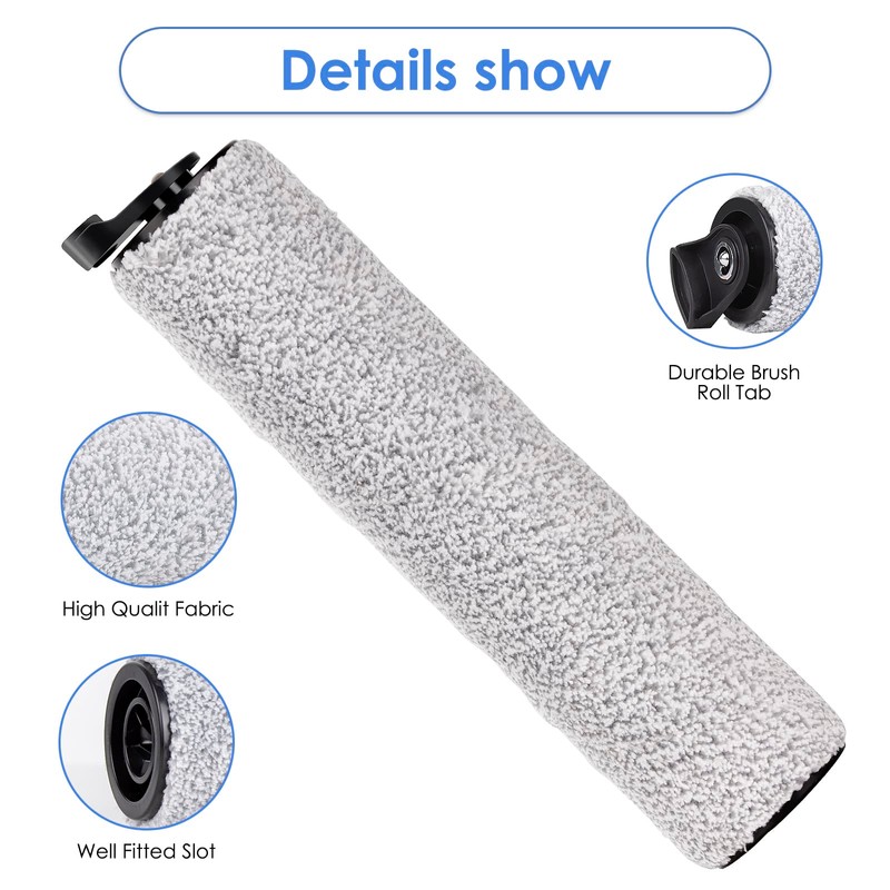 (2 Pieces) Replacement Brush Rollers Compatible With Tineco iFloor 3/