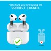 3rd Gen, 2 Pair EarProtect Sticker for AirPods 3rd Generation,