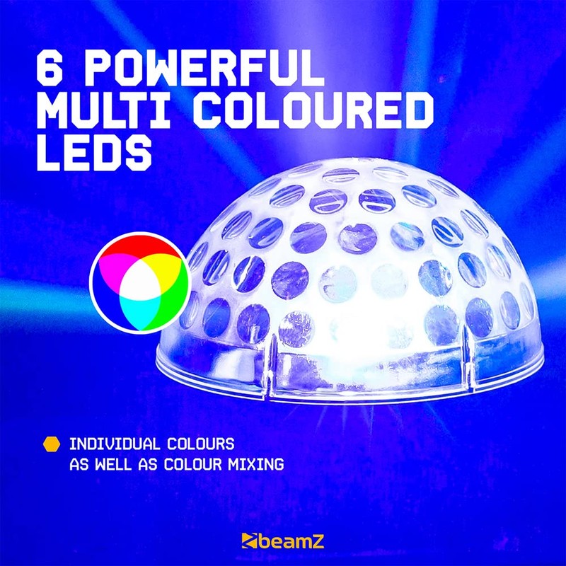 BeamZ JB60R Jelly Ball - LED Disco Ball Party Light