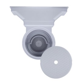 Rx Clear Heavy Duty Wide-Mouth Complete Thru-Wall Skimmer Kit for Above-Ground Swimming Pool | Made of Non-Corrosive Abs Plastic | Chemical Resistant | White