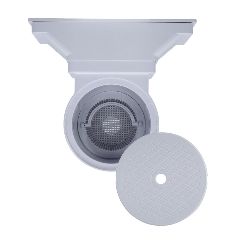 Rx Clear Heavy Duty Wide-Mouth Complete Thru-Wall Skimmer Kit for