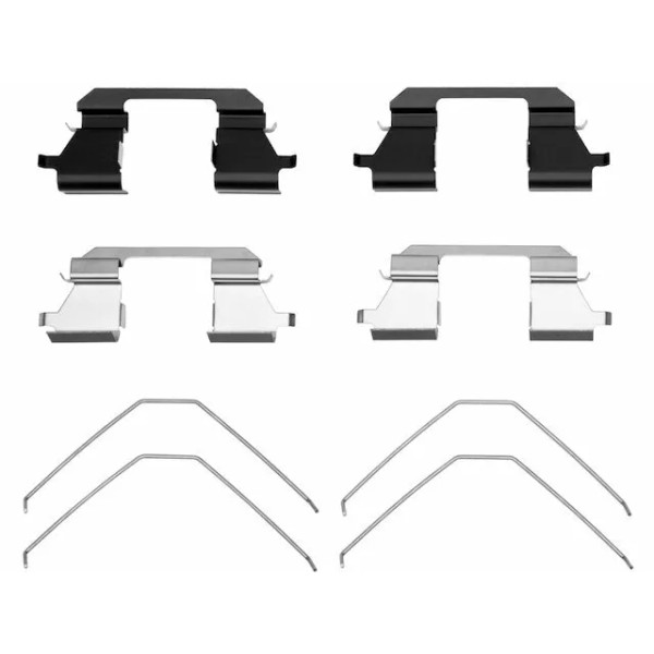 Dynamic Friction Disc Brake Hardware Kit Front Dynamic Friction Brake