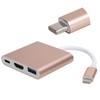 USB C Adpater 3.1 3 in 1 Hub Converter Dock
