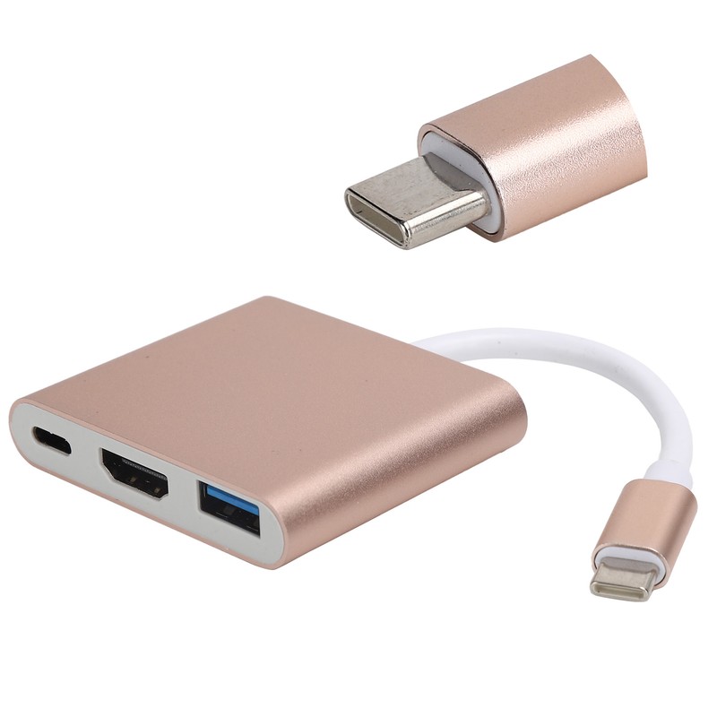 USB C Adpater 3.1 3 in 1 Hub Converter Dock