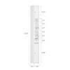 SoBuy Bathroom Narrow Storage Cabinet, Skinny Tall Unit with Adjustable