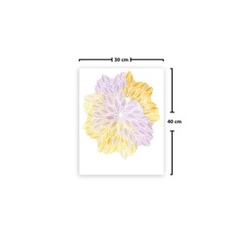 Le Jardin du Lin Bedruckte Baumwoll Taschen mit Kordelzug, Einkaufstasche, Beutel, Stoffsack, Stofftasche, Gemüsesack, Wiederverwendbare, Umweltfreundlich, Mehrzweck, Faltbar, Größe: 30x40 Cm