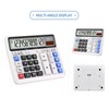 Desktop Calculator, Extra Large LCD Display Computer Button 12 Digits