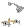 KAPHOME 2 Handles Shower Faucet Set,Two Handles Shower Faucet Set