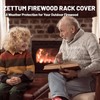 Zettum Firewood Rack Cover 4 Feet - 600D Wood Rack