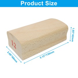 Zorveiio Guitar Radius Sanding Block， 12 Inch Block Fret Leveling Fingerboard Guitar Tools, Luthier Tool for Electric Acoustic Bass