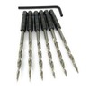 FTG USA Replacement Tapered Countersink Drill Bit Set 6 Pc