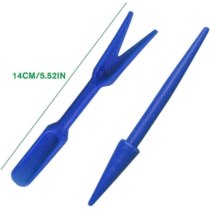 Mini Garden Hand Succulent Transplanting Tools,Widger Plastic Seedlings Dibber Sowing