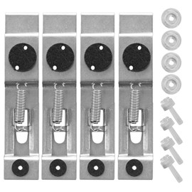 BITS4REASONS - Trade Plate Holders. Clip On Cover Up Kit For Front And Rear Plates. Trailer Number Plate Holder, Frameless Spring Loaded Number Plate Holders for UK Cars, Trailers & Caravans