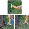 Peg Hammer, Short Hammer, Lightweight, Compact, Camping, Wooden Handle, Chestnut
