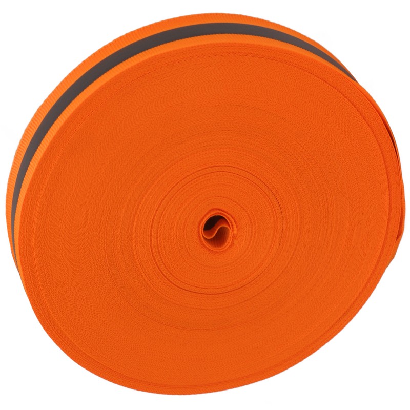 Reflective Ribbon Soft Durable Flexible Fluorescent Ribbon for Improving Night