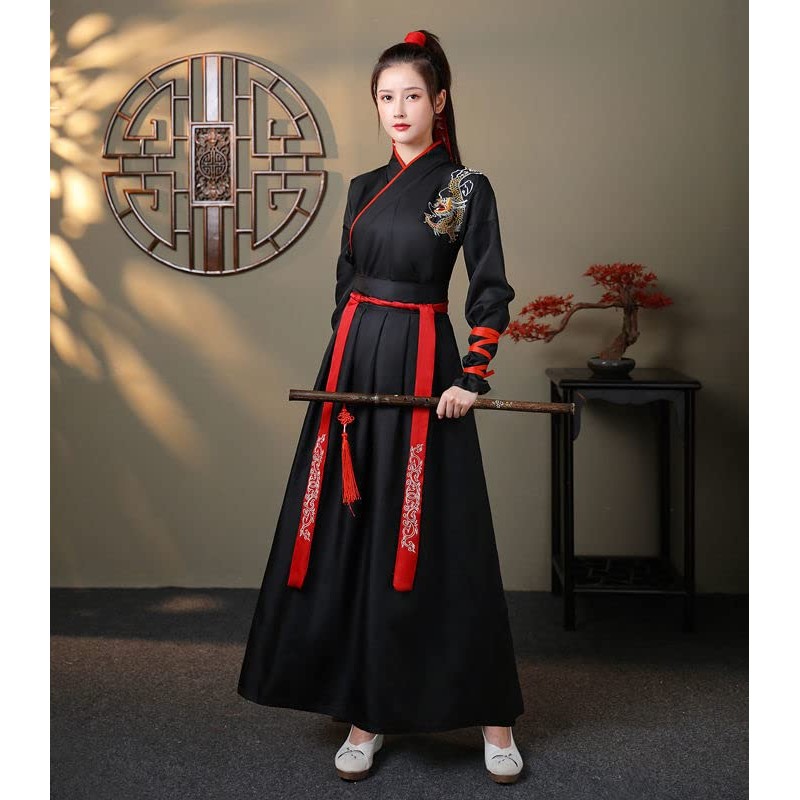 Lady Lazy Unisex Hanbu Cosplay Set, Kimono, Hakama, Kimono, Long,