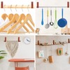 Vin Beauty 6 Pc Wall Hooks - Leather Wall Hanging