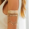Cubahop Retro Egyptian Open Arm Chain Multi Layer Tassel Pendant