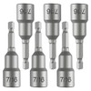 6-Pc 7/16" Magnetic Nut Driver Bits – 65mm (2.5") Impact
