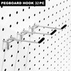 Scartink Pegboard Hooks Pegboard Accessories,2 inch,Pegboard Organizer Kit for Garage