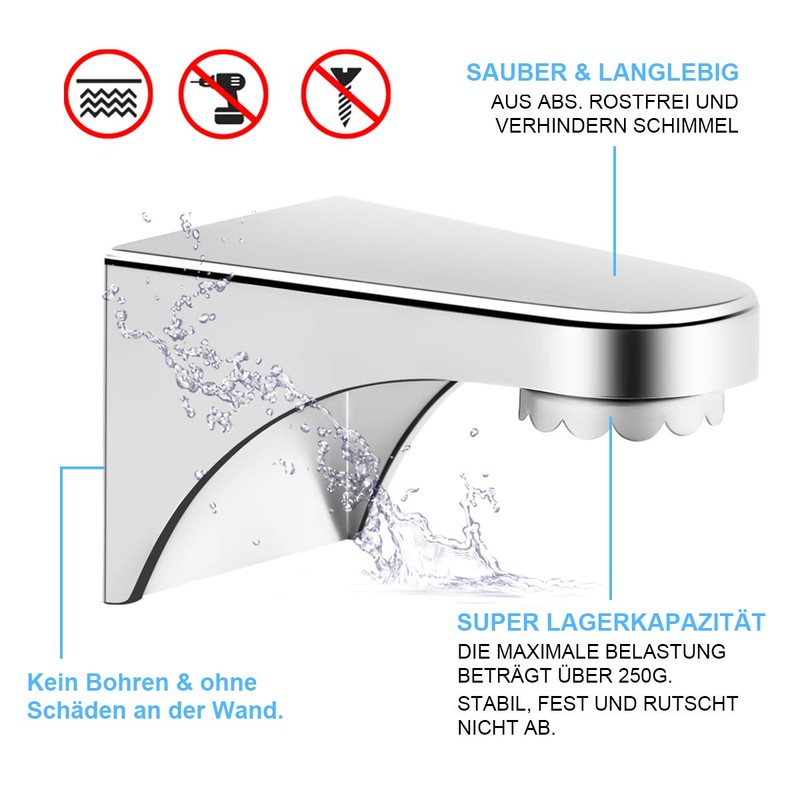 ZITFRI 3 Soap Holders with Magnetic Soap Dishes Magnetic Soap