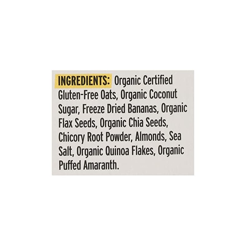 Purely Elizabeth Banana Nut Superfood Oat 9.12 OZ