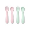 OXO Tot Plastic Fork and Spoon Set - Opal and