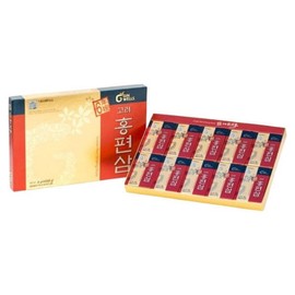 진웰스 고려 홍편삼 절편홍삼 10개입 명절 선물 추석 부모님 감사 선물 Jinwell's Korean Red Ginseng Slices 10-Pack - Chuseok Gift for Parents, Thank You Present