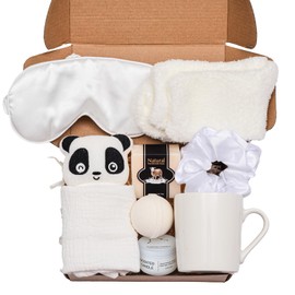 New Mom Gifts, 8PCS New New Mommy Care Package, Pregnancy Gifts for Expecting Moms, First Time Mothers Day Gift for New Mom, Pregnancy Gift Basket Essentials, Pregnancy Gifts for Wome