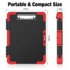 Sooez Toughest Clipboard with Storage, Internal Pen Pouch Included, Letter/
